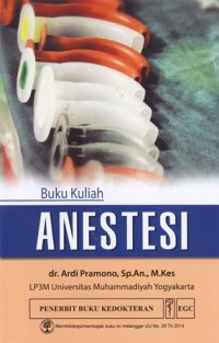 Image of Buku kuliah anestesi