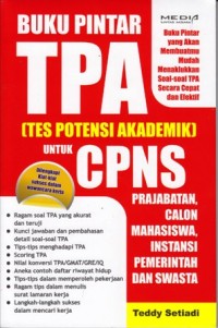 Buku pintar TPA(tes potensi akademik)untuk CPNS