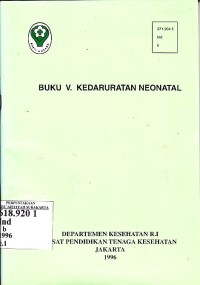 Buku V : Kedaruratan Neonatal