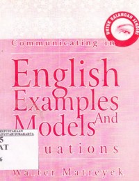 Communication in English examples and models situations