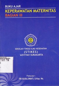 Buku Ajar Keperawatan Meternitas Bagian III