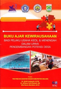 Buku ajar kewirausahaan bagi pelaku usaha kecil dan menengah dalam upaya pengembangan potensi bidang