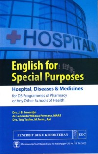 English for special purposes: hospital, diseases and medichine