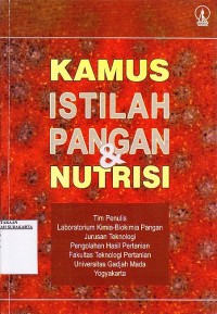 Image of Kamus Istilah Pangan dan Nutrisi