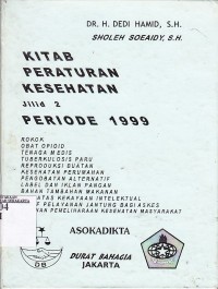 Kitab peraturan kesehatan jilid 2 periode 2