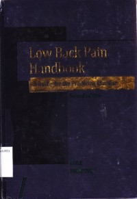Low Back Pain Handbook: A Guide for The Practiceing Clinical