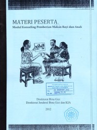 Materi peserta modul konseling pemberian makan bayi dan anak