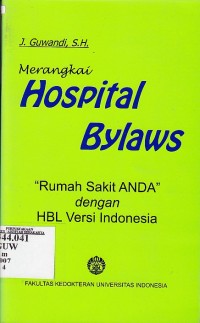 Merangkai hospital by laws 
