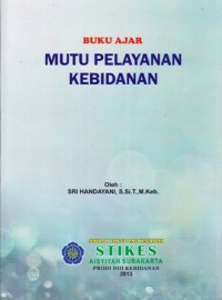 Buku ajar mutu pelayanan kebidanan